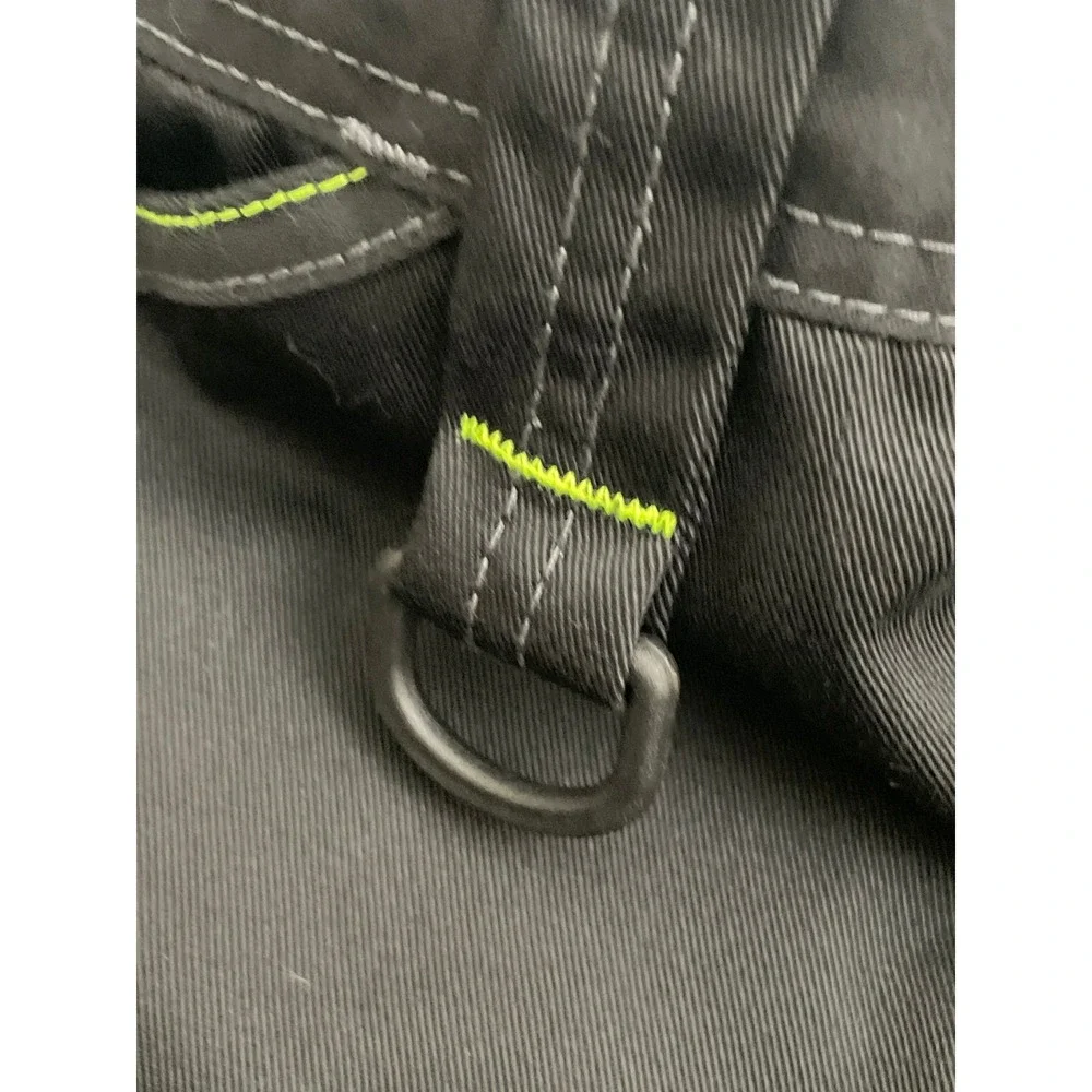 NEW Portwest PW3 Work Trouser Mens 36 Black T601 Cargo Utility Drop Hem Pants